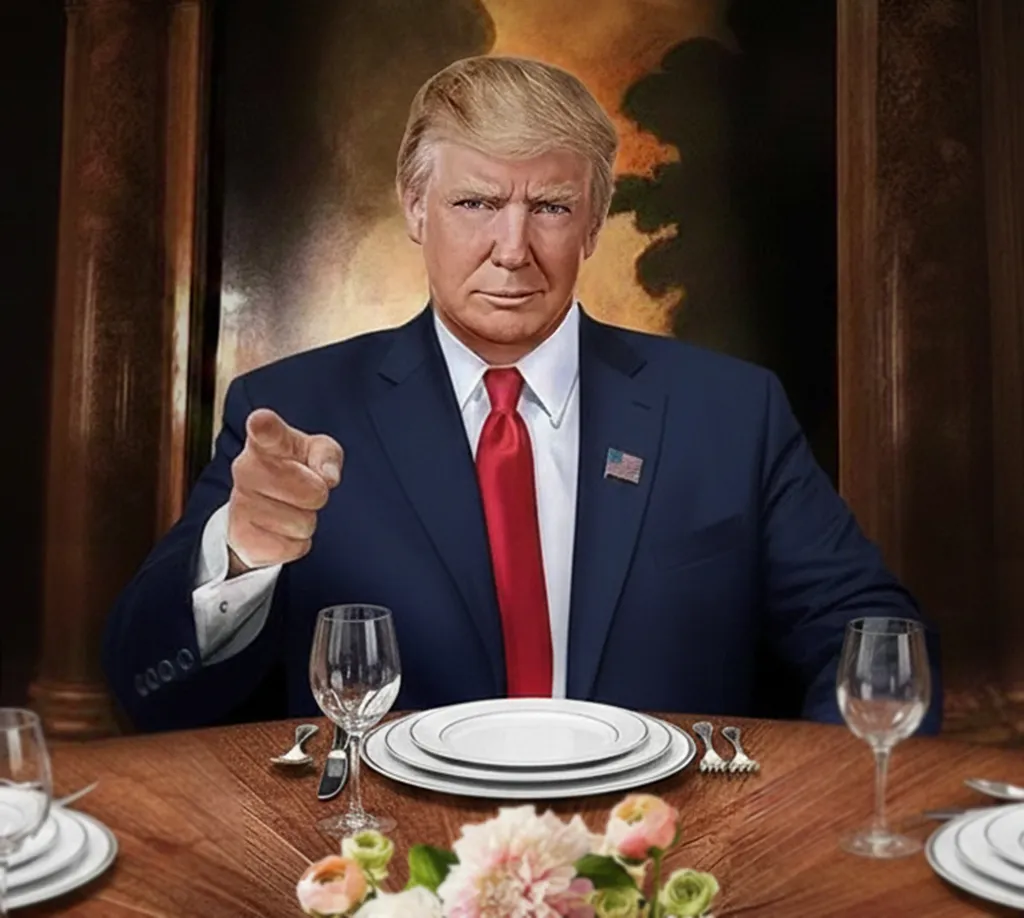 Trump with Fist in Air